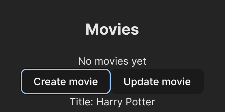 Platformatic frontend guide: creating a movie